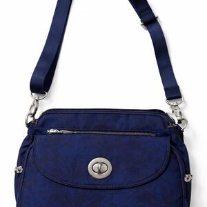 Baggallini Navy Blue Crossbody Bag Lightweight Travel NWOT Multiple Pockets